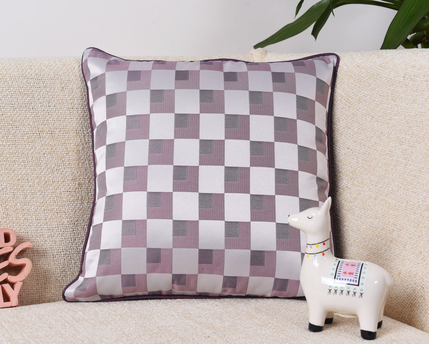 Funda de Cojín de Algodón Estilo Vintage