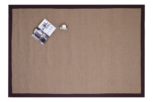 Alfombra de Yute – Borde Marrón
