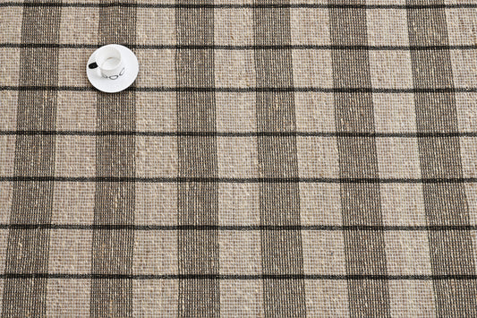 Alfombra de Pasto Marino a Cuadros – Borde Acabado