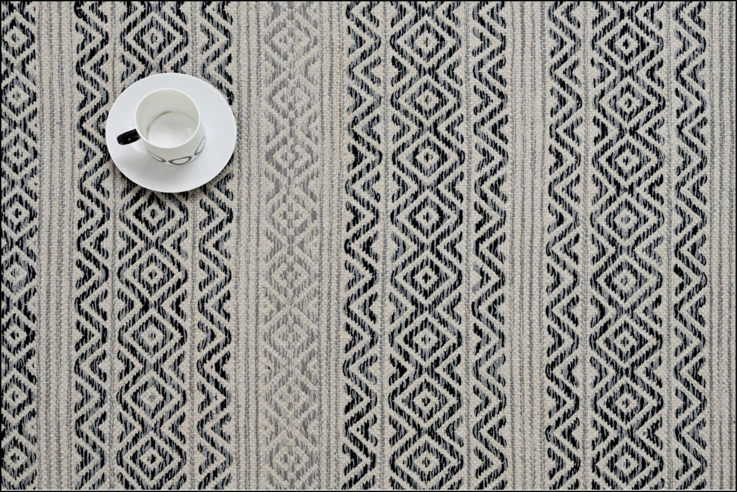 Alfombra Kilim de Algodón – Borde Acabado