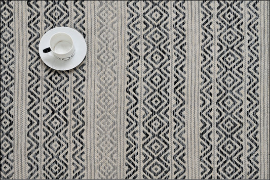 Alfombra Kilim de Algodón – Borde Acabado