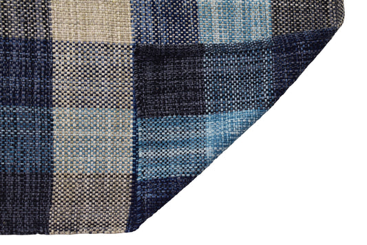 Alfombra de Algodón a Cuadros – Tejido con Borde