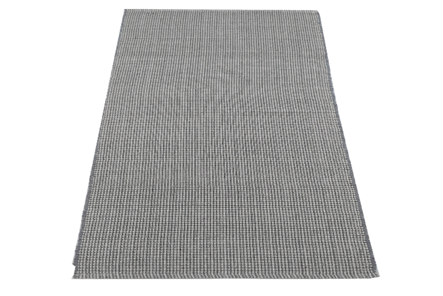 Alfombra Playera Tejida a Mano “Sunset Flame” en Naranja Intenso