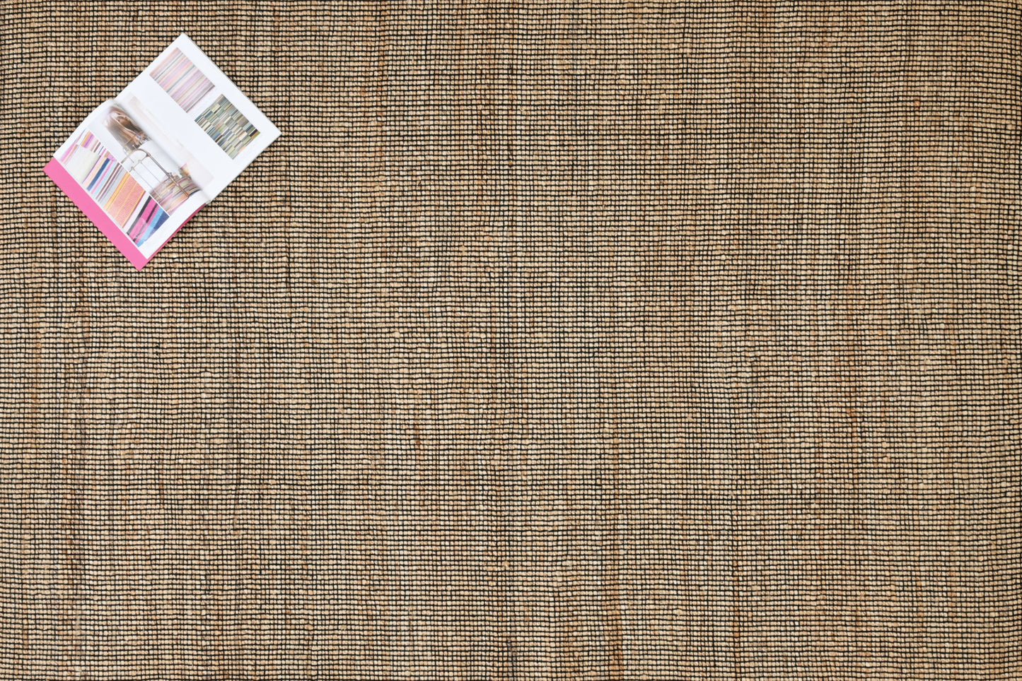 Alfombra Dhurrie de Yute Hecha a Mano – Borde Acabado