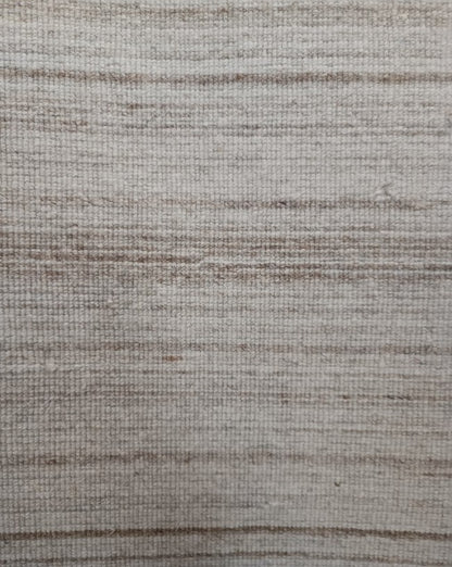 Alfombra de lana tejida a mano tipo flatweave – tono natural