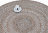 Alfombra Redonda de Hilo PET – Reciclada y Resistente | Cream/Ivory