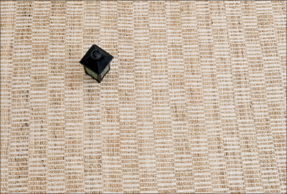 Alfombra Dhurrie de Yute Hecha a Mano – Borde Acabado