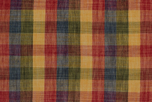 Alfombra de Algodón a Cuadros – Tejido con Borde