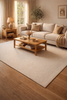 HANDWOVEN WOOLLEN DURRIES  ASSORTED PANAL BLANCO INVIERNO