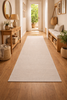 HANDWOVEN WOOLLEN DURRIES  ASSORTED PANAL BLANCO INVIERNO