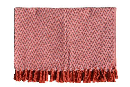 Set de Manta y 2 Cojines de Algodón Tejida a Mano 