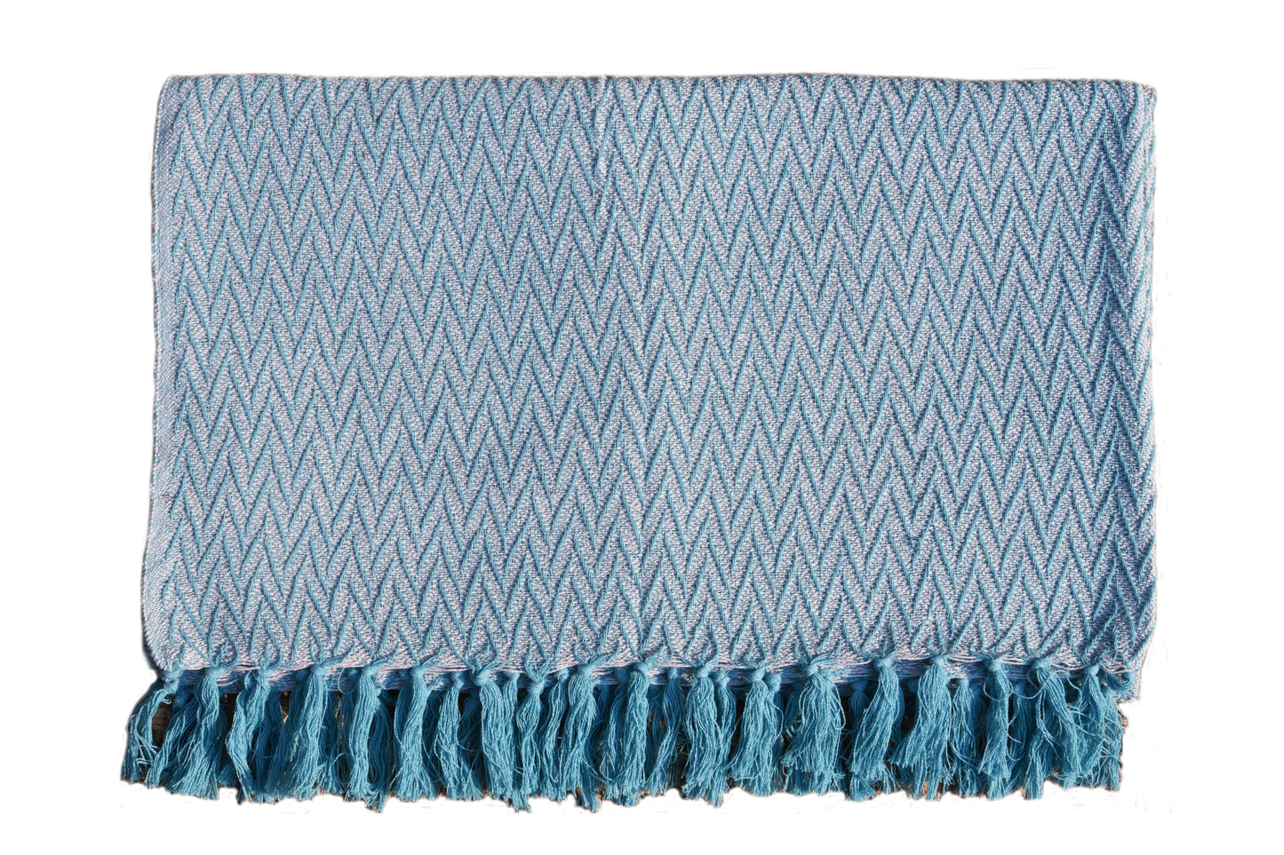 Set de Manta y 2 Cojines de Algodón Tejida a Mano 