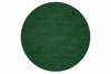 Alfombra redonda Sintetica Verde - Lavable