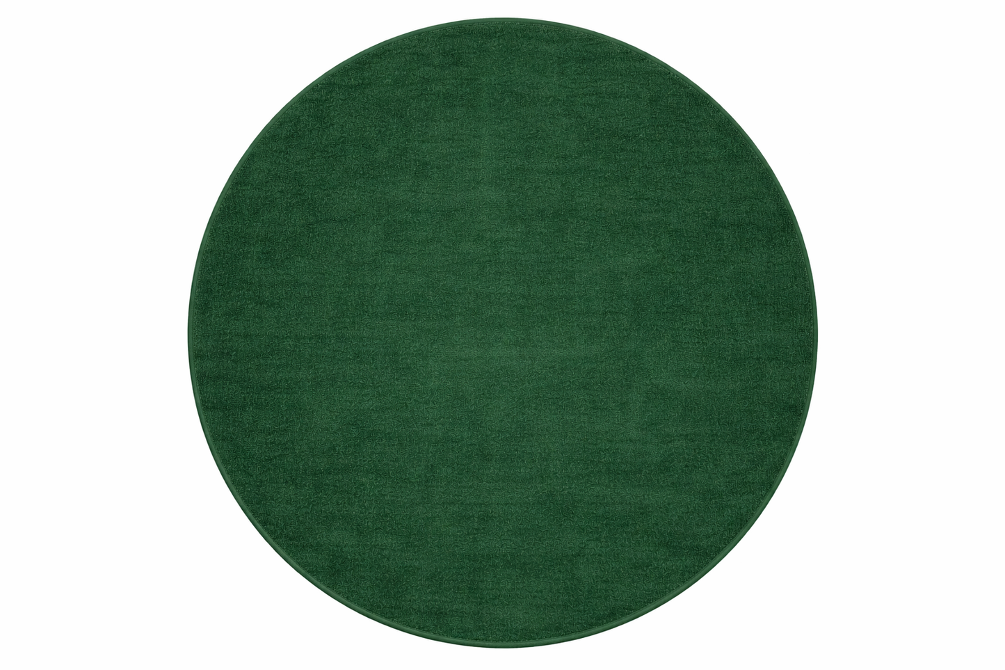 Alfombra redonda Sintetica Verde - Lavable