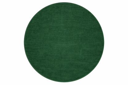 Alfombra redonda Sintetica Verde - Lavable