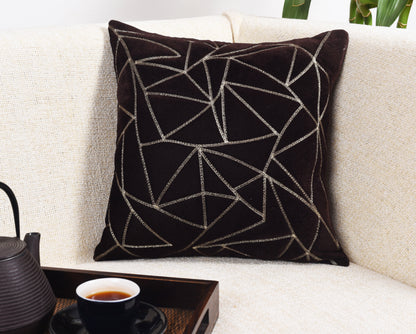 Funda de Cojín con Triángulos