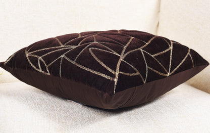 Funda de Cojín con Triángulos