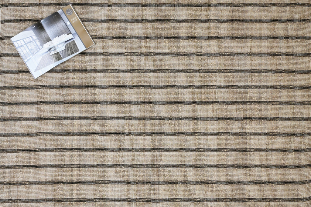 Alfombra de Pasto Marino a Rayas – Borde Acabado