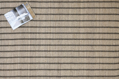 Alfombra de Pasto Marino a Rayas – Borde Acabado