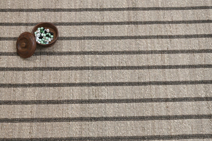 Alfombra de Pasto Marino a Rayas – Borde Acabado