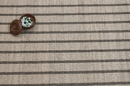 Alfombra de Pasto Marino a Rayas – Borde Acabado