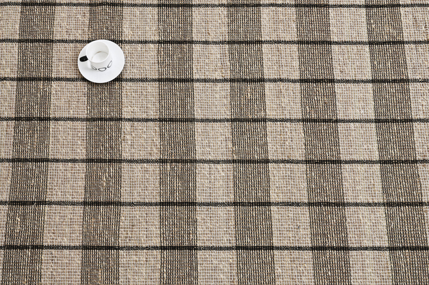 Alfombra de Pasto Marino a Cuadros – Borde Acabado