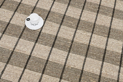 Alfombra de Pasto Marino a Cuadros – Borde Acabado