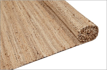 Alfombra Dhurrie de Yute Hecha a Mano – Borde Acabado