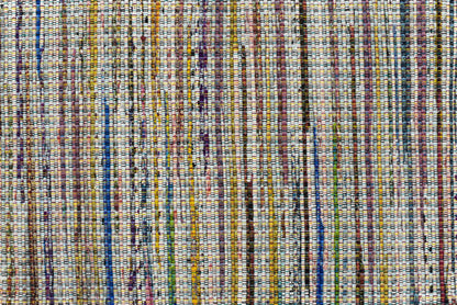 Alfombra Chindi Estampada Multicolor con Borde