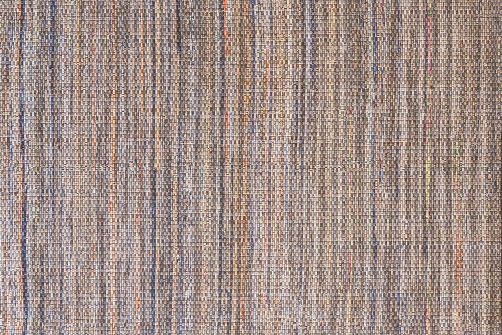 Alfombra Chindi Estampada Marrón con Borde