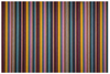 Alfombra durrie de lana tejida a mano – patrón de rayas (colores surtidos)