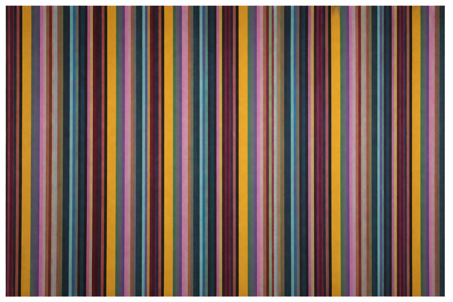 Alfombra durrie de lana tejida a mano – patrón de rayas (colores surtidos)
