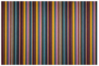 Alfombra durrie de lana tejida a mano – patrón de rayas (colores surtidos)