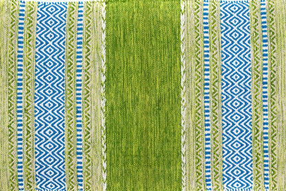 Alfombra Kilim de Algodón – Borde Acabado