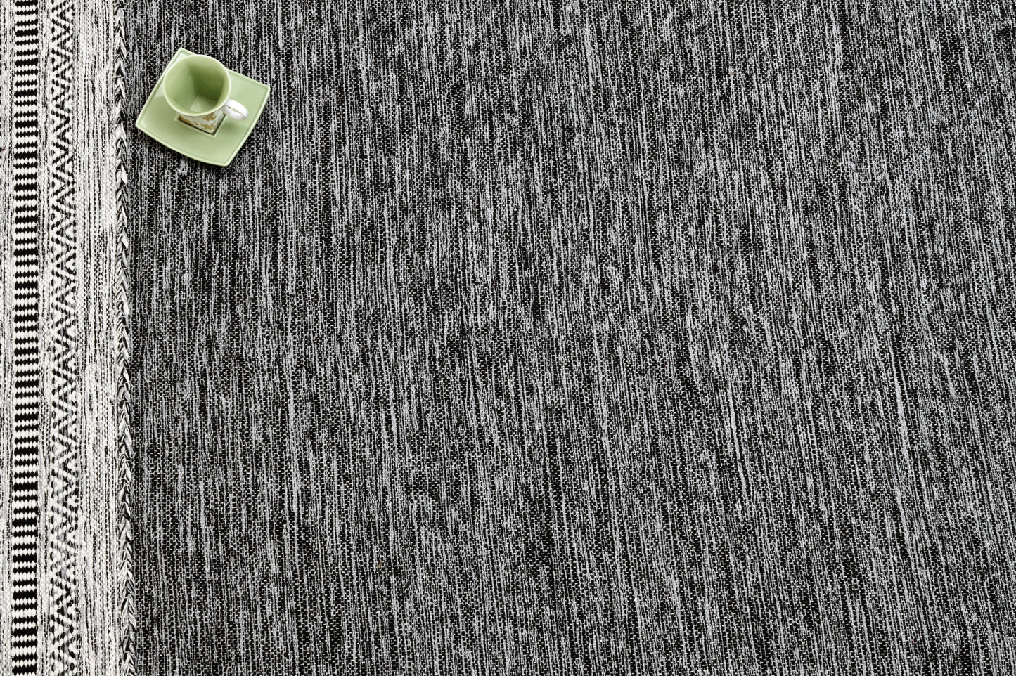 Alfombra Kilim de Algodón – Borde Acabado