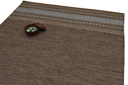 Alfombra Kilim de Algodón – Borde Acabado