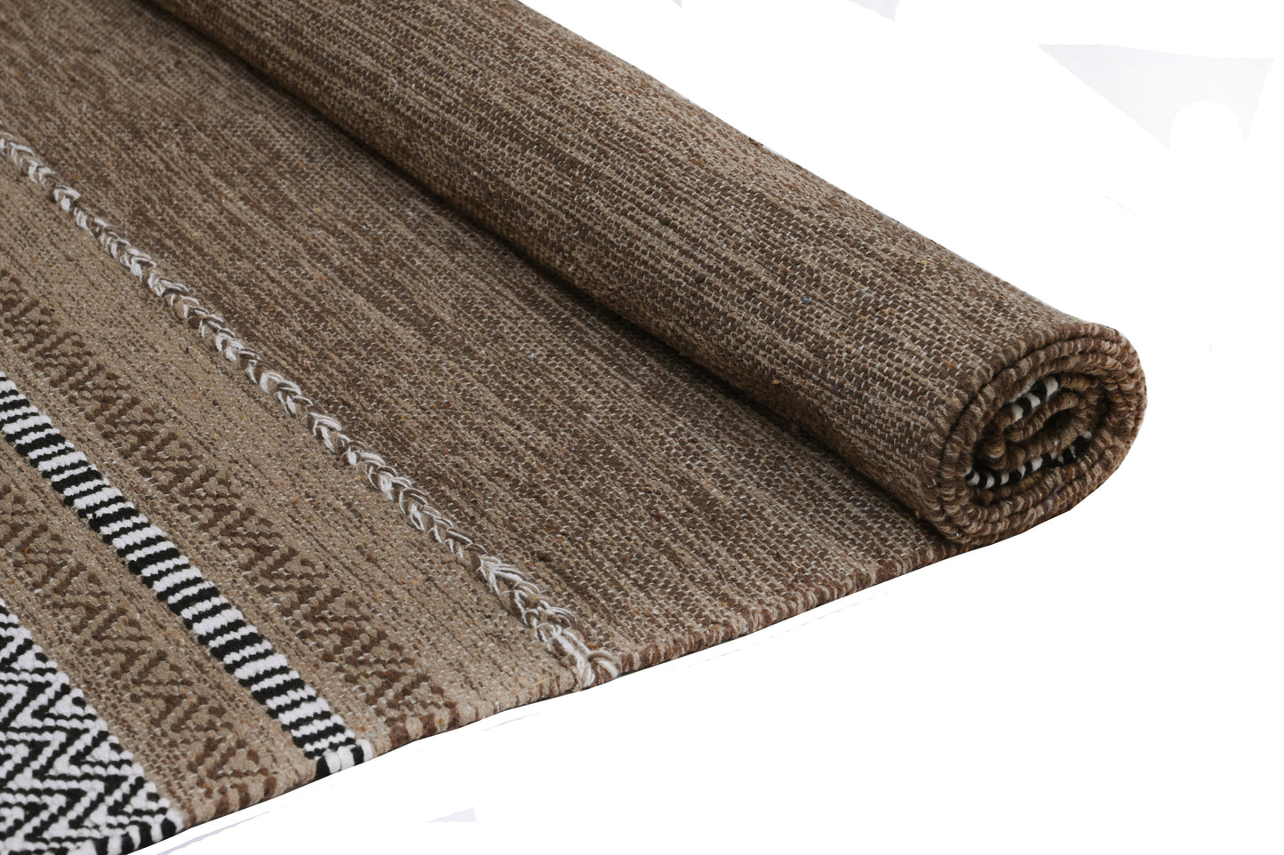 Alfombra Kilim de Algodón – Borde Acabado