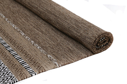 Alfombra Kilim de Algodón – Borde Acabado