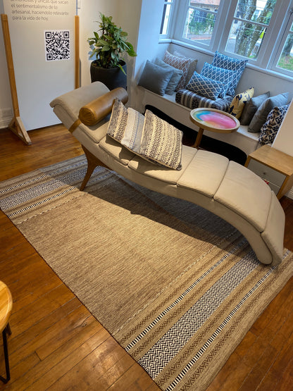 Alfombra Kilim de Algodón – Borde Acabado