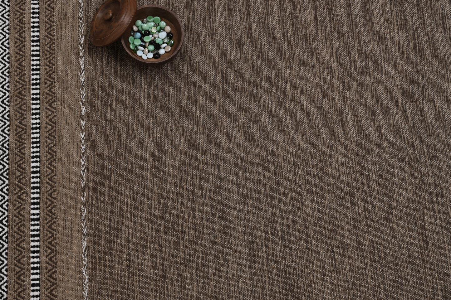 Alfombra Kilim de Algodón – Borde Acabado