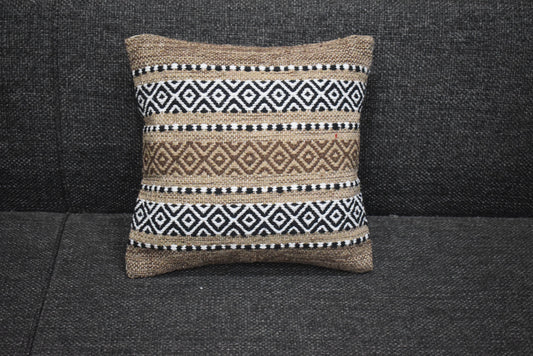 Funda de cojín kilim de algodón.