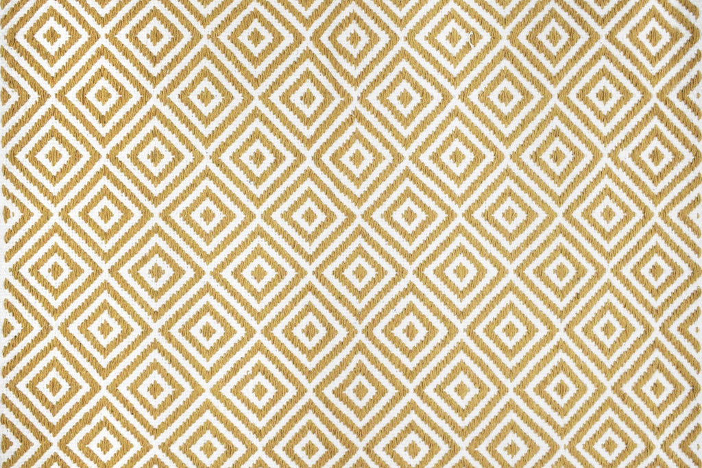 Alfombra de Algodón con Patrón de Diamante – Borde Acabado