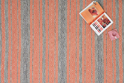 Alfombra Kilim de Algodón – Borde Acabado