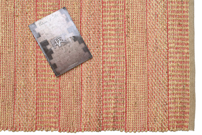 Alfombra a Rayas de Sarkanda – Borde con Acabado Spray