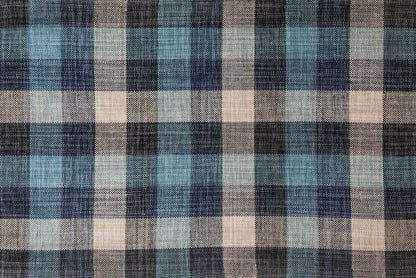 Alfombra de Algodón a Cuadros – Tejido con Borde