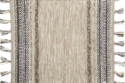 Alfombra Kilim de Algodón – Textura Shaggy