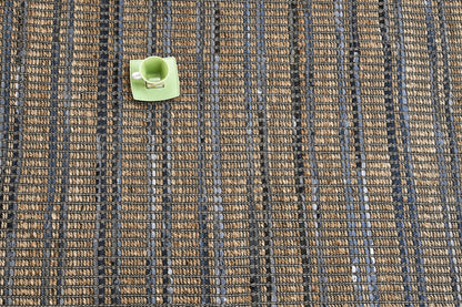 Alfombra de Denim y Yute Sarkanda – Borde Acabado