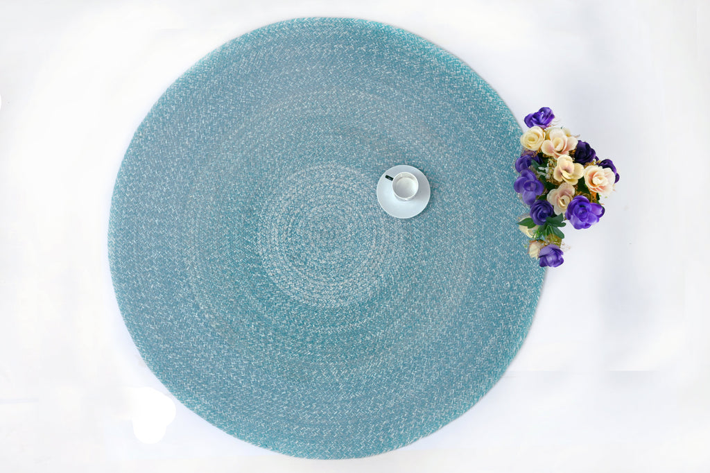 Alfombra Redonda de Algodón