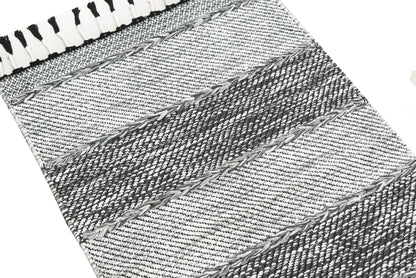 Alfombra Dhurrie de Algodón – Con Borde y Flecos