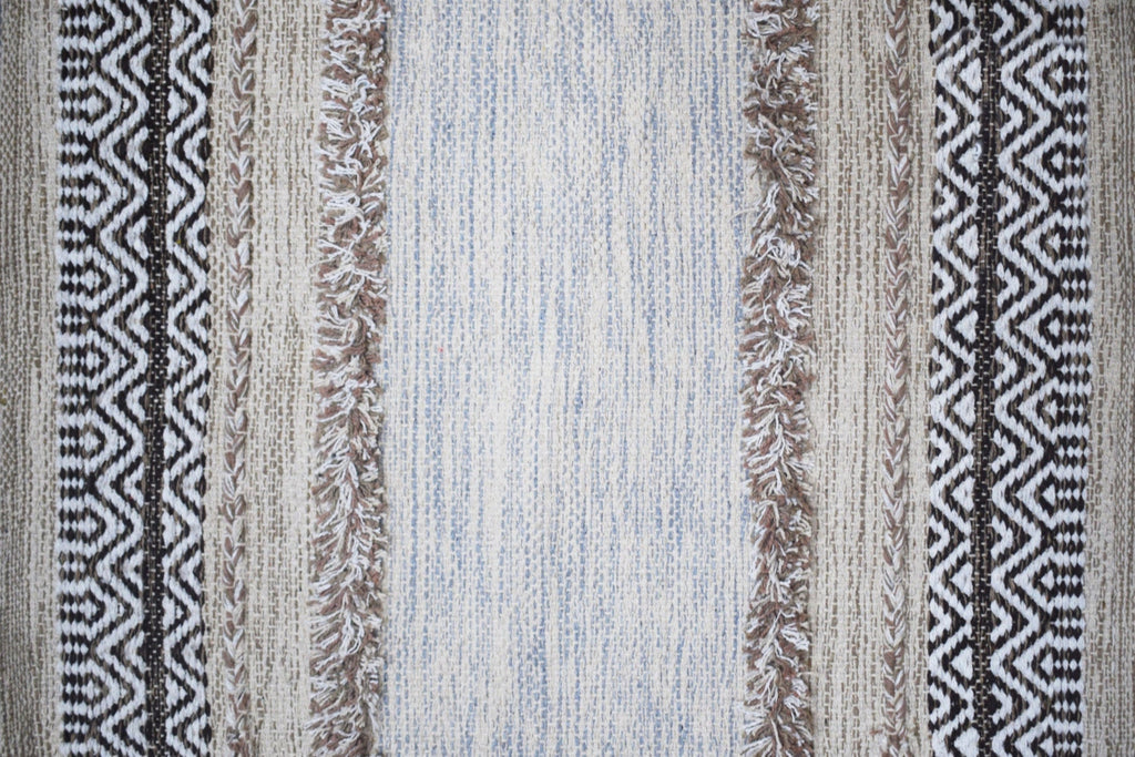 Alfombra Kilim de Algodón – Textura Shaggy